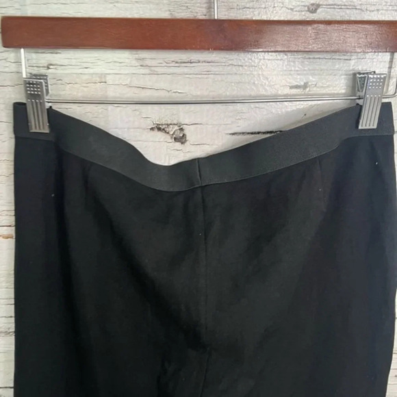 Eileen Fisher Lightweight Pullon Ankle Leggings Small Black Elastic Waist - Picture 6 of 8